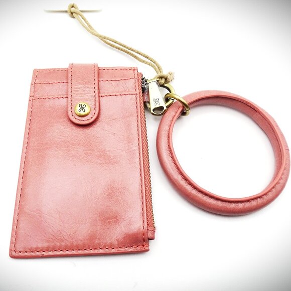 HOBO Ring Credit Card Wristlet in Rose Color - Picture 3 of 6